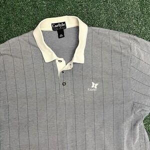 Vintage Kapalua Golf Club Carlyle Men's Windowpane Polo Shirt Size XL Cotton